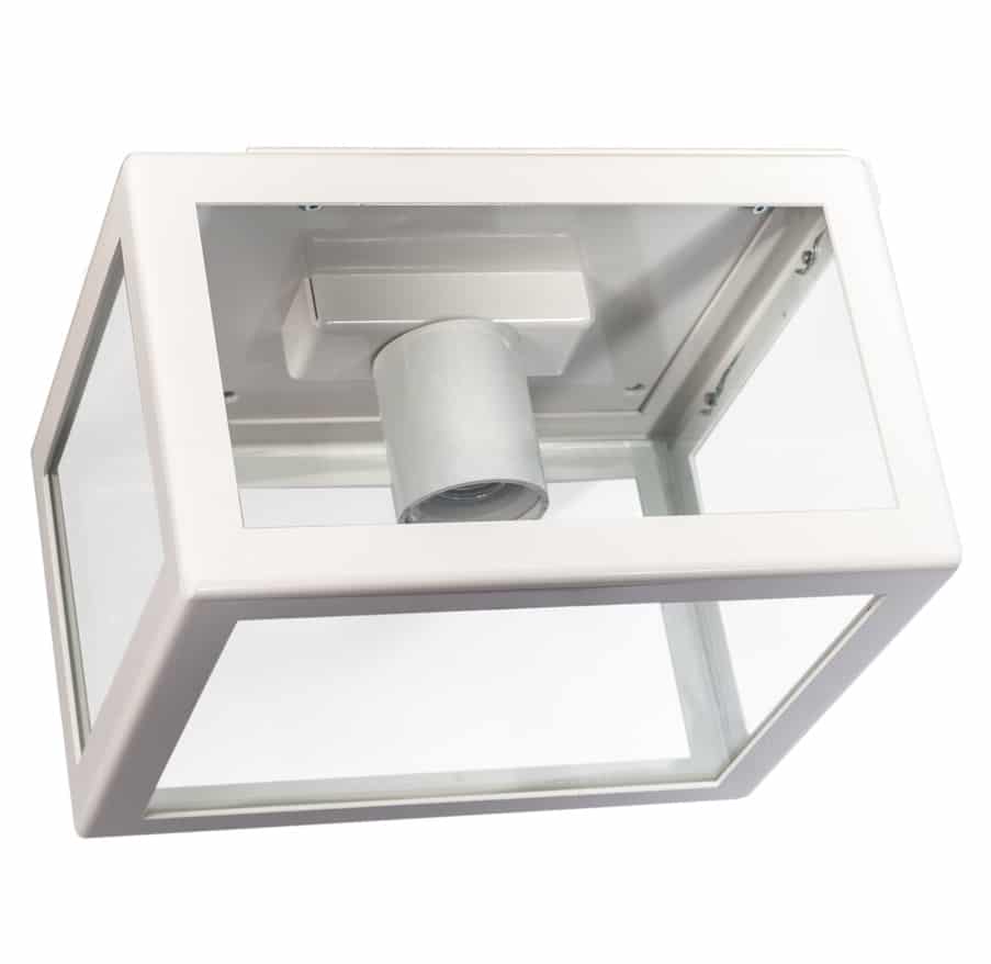 Peking 2008 cremewit plafondlamp TuinExtra vierkant buitenlamp