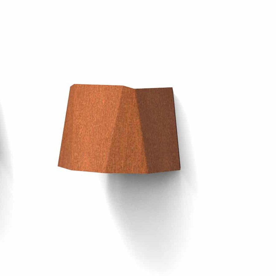 Buitenlamp wandlamp C4w facet cortenstaal roest tuinextra gardd