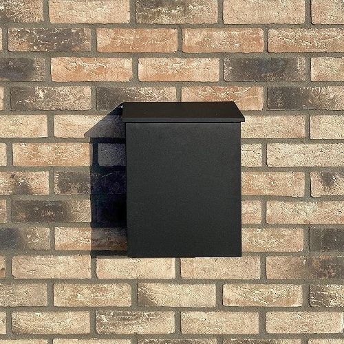 Bern brievenbus vierkant antraciet of zwart Stoer TuinExtra wandbrievenbus