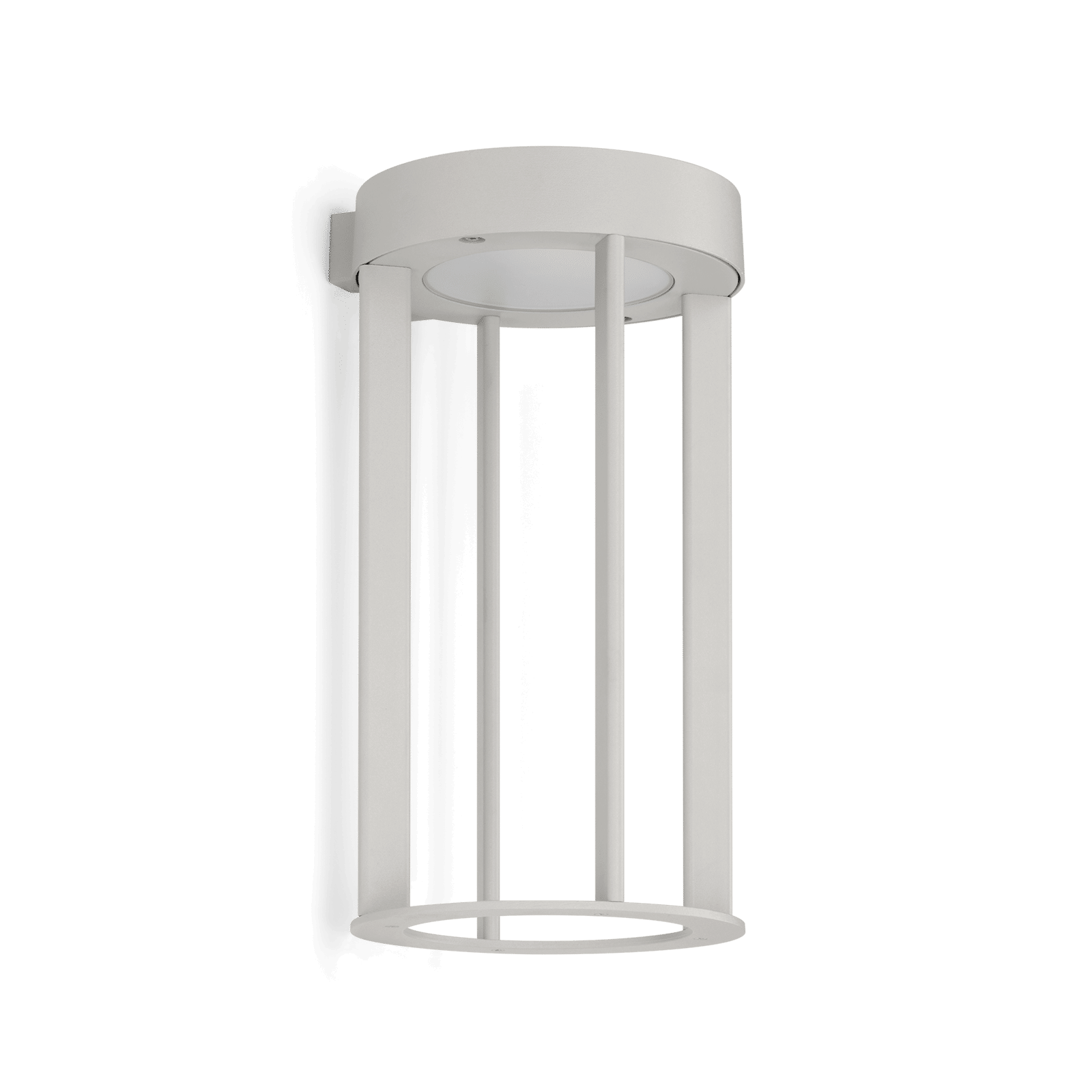 buitenlamp lula lombardo wandlamp wit led 230 volt 2700 kelvin tuinextra zilvergrijs lichtgrijs