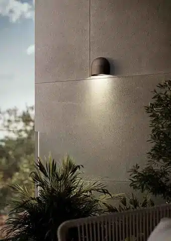 Mask Il Fanale 298.01.AS buitenlamp downlight led TuinExtra wandlamp messing brons