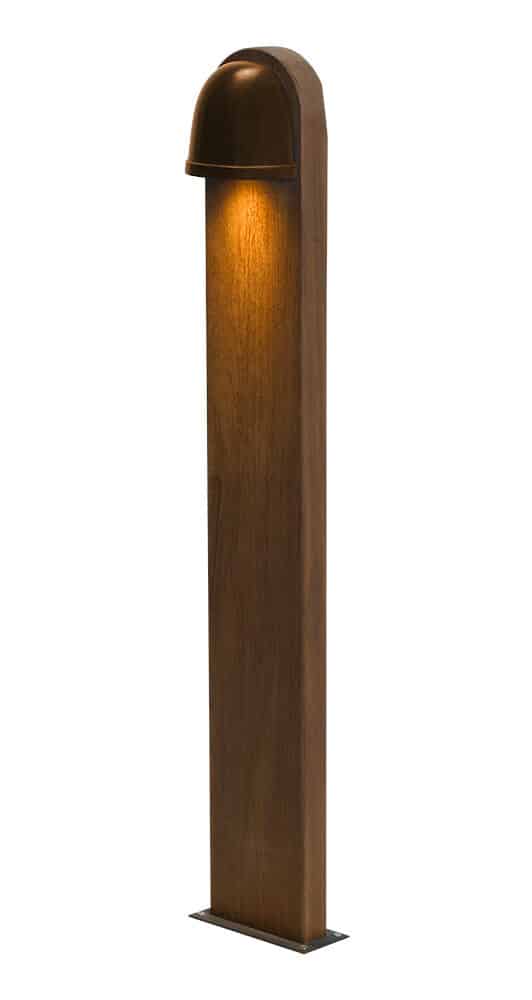 Murlo messing tuinlamp tuinextra Frezoli hardhout buitenverlichting bij TuinExtra Kaatsheuvel