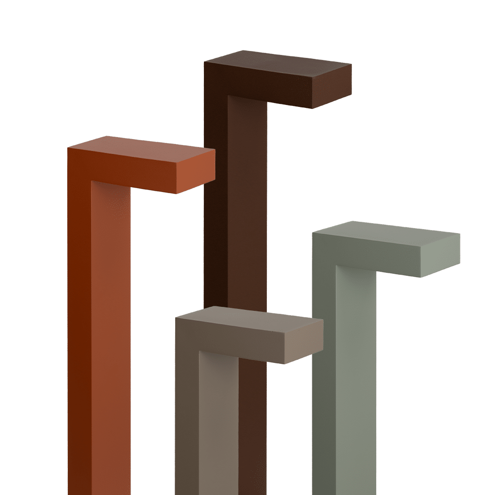 Norlys padverlichting led asker bruin corten, bruin koper, beige,grijs, lichtgrijs, 85 cm tuinextra kaatsheuvel